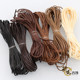 DIY jewelry accessories 1MM polyester imitation leather rope Korean wax wire wax rope threaded with beads color braided rope 5 meters price