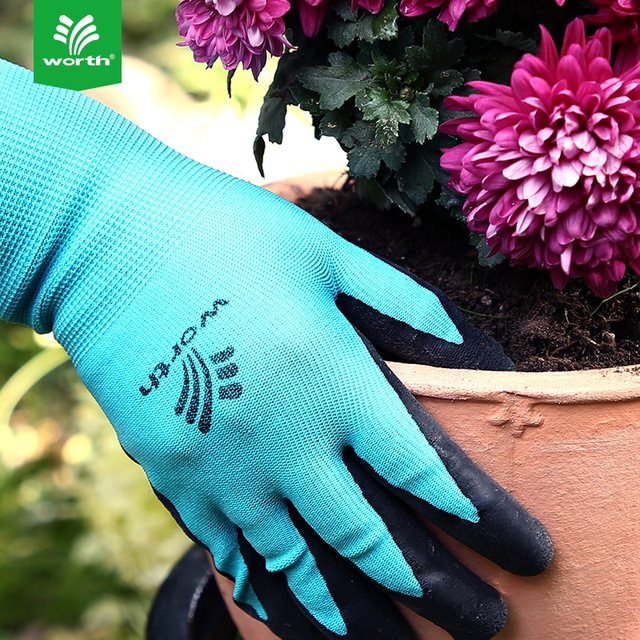 Worschworth gardening gloves are non-slip and wear-resistant for planting, special for home waterproof rose pruning and gardening.