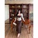 Bbabe French hottie pure lust style suspender dress slightly fat slim fit pleated top suit
