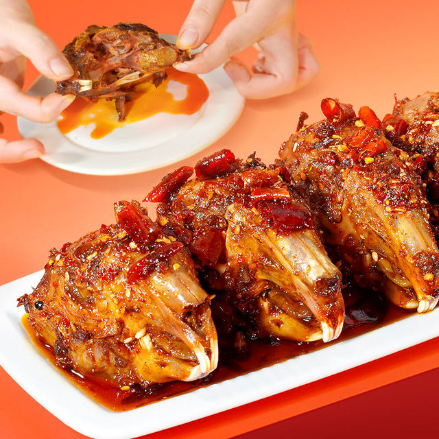 Lychee Rabbit Chengdu Xiao Sanpo Sichuan Chengdu spicy rabbit head 200g Shuangliu specialty ...