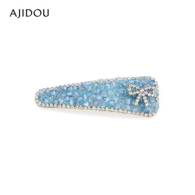 AJIDOU Ajidou hair clip women's hair accessories side clip fashion shiny bangs clip light luxury grab clip exquisite broken hair clip