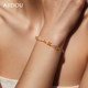 AJIDOU Ajidou jewelry women's colorful dopamine pull-out bracelet light luxury exquisite beaded gift bracelet