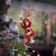 Original outdoor courtyard garden cartoon little monkey autumn thousands of decoration resin gardening landscape decoration tree pendant on the tree
