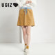 UGIZ spring and autumn new Korean version of the women's light core pile pencil high -waist high -waist A version of the hip half skirt Uckd907
