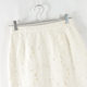 Japanese style new commuter side invisible zipper high waist slim short skirt for women embroidered hollow hip fashion skirt