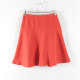 New Japanese style commuting versatile rear invisible zipper high waist slim short skirt for women solid color fashionable A-line skirt
