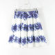 Daily single spring new commuter versatile side invisible zipper high waist slim short skirt women's printed fashionable skirt