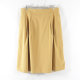 New Japanese style commuting versatile side invisible zipper rear elastic high waist slimming women's solid color fashionable midi skirt