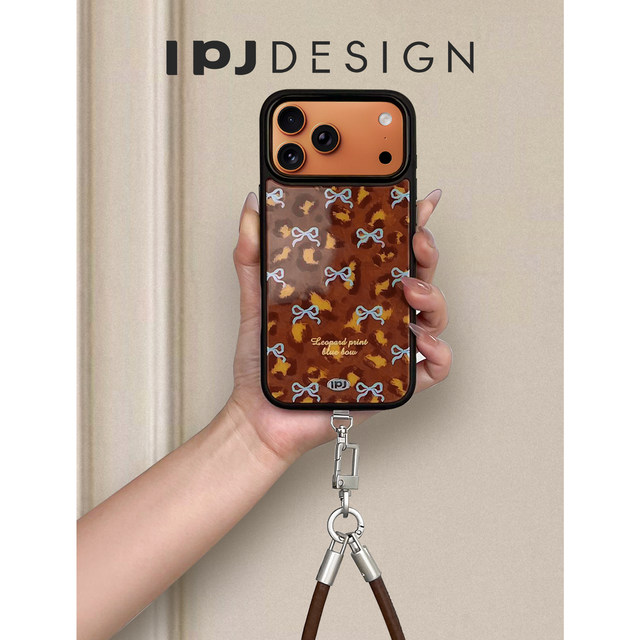 Autumn and winter retro plaid mobile phone case suitable for iphone17promax apple 16PROMAX new 15PRO lanyard 14 protective cover 13