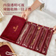 Velvet necklace storage bag anti-tangle pearl gold jewelry bag portable anti-oxidation sealed special artifact jewelry
