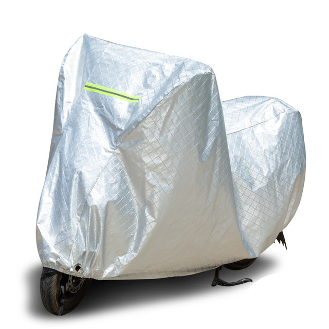 Electric motorcycle sun protection rain cover thickened battery car sun protection dust cover 125 four-season general car clothing cover