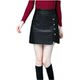 Small leather skirt women's skirt short skirt autumn and winter 2024 new versatile one-step a-line skirt hip-pack pu skirt pants skirt