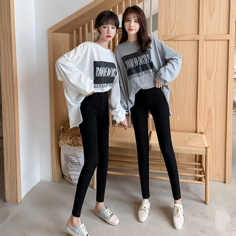 18秋装13少女孩14初中学生12岁大童15高腰16紧身小脚裤17打底裤潮