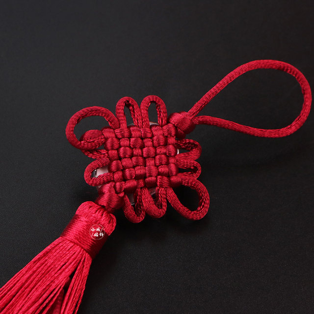 Peking Opera Face Makeup Chinese Knot Tassel Features Gifts and Crafts Chinese Style Car Small Pendant Sichuan Opera Face