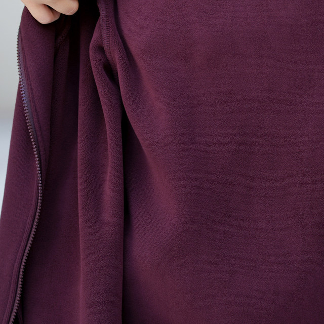 Middle-aged sports suit women's winter warm top mom's winter plus velvet autumn and winter two-piece casual outerwear winter