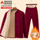 Mother's winter clothing, German velvet cotton coat lining, women, middle-aged and young, thin cotton coat, cotton trousers, warm suit, grandma's quilted jacket