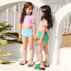 2025 new style girls summer girls swimsuits baby fashionable swimsuit split internet celebrity bikini children swimsuit