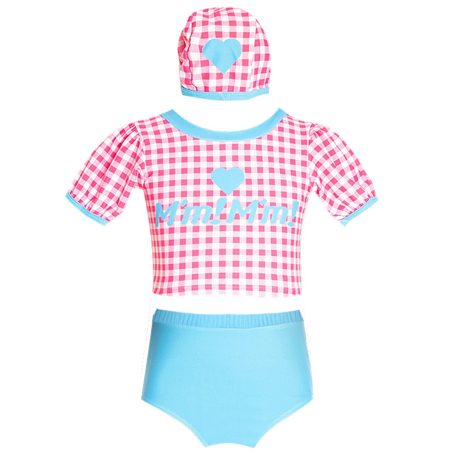 2025 new style girls summer girls swimsuits baby fashionable swimsuit split internet celebrity bikini children swimsuit