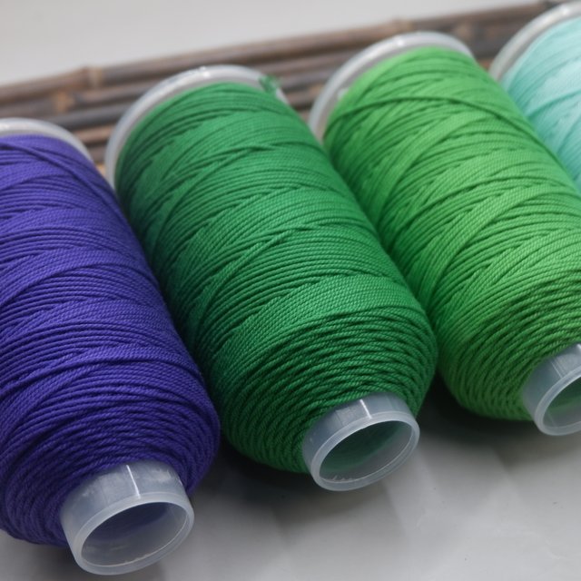 Tibetan hand-rubbing cotton thread large roll 1.0mm hand-woven Buddhist beads and cultural bracelet multi-color woven wear-resistant jewelry rope