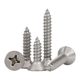 Large package of 304 stainless steel flat head self-tapping screws wood screws extended cross countersunk head self-tapping screws 2M3M4