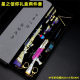 Peace Elite peripheral hand-made weapon model five-claw Golden Dragon M416 toy gun eating chicken gun model key chain pendant