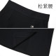 2025 Spring and Summer New hip-covered skirt Mid-length skirt Black buttons Front slit One-step bottoming skirt Spring and autumn