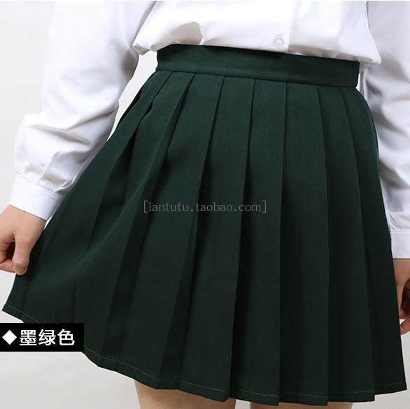 Large size loose anti-exposure skirt Spring and autumn new women's pleated skirt Korean style zipper high-waist short skirt versatile and colorful