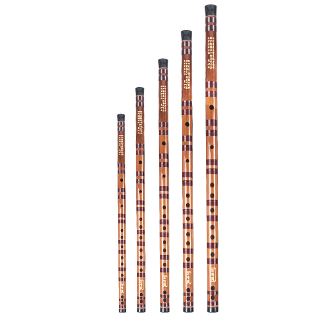 Heng flute student professional bitter bamboo flute G refining F ...