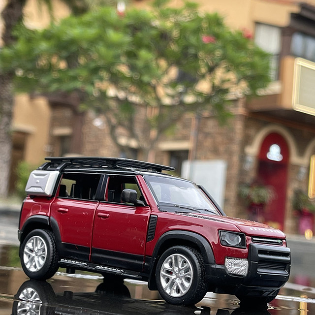 Land Rover Defender 1:32 Modello Pressofuso Con Luci E Suoni - Auto Giocattolo Per Bambini