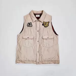 VISVIM STRABLER DOWN VEST peerless 泥染め加工 サイズ2 ダウンベスト