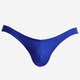 Royal blue ultra-low-waisted narrow-rim men's swimming trunks triangle half hip-covering thong swimming trunks bikini sexy tight and sexy