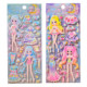 New product creative princess ever-changing dress stickers for children girls toys changing clothes stickers three-dimensional bubble stickers