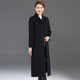 Mom wear double-sided cashmere coat for women long style over knee 2025 autumn and winter fashionable middle-aged and elderly wool wool coat for women
