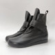 Cabinet Ya's Women's Boots Genuine Leather Soft Wide Last Flat Boots Velcro Cowhide Soft Sole Mom Boots Plus Velvet Sleeve Short Boots