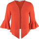 New product solid color sunscreen shirt for women's lace design lotus leaf 700% sleeve jacket for women's summer thin