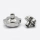 Stainless steel plum blossom handle hollow hand screw nut blind hole handwheel star handle mirror machine tool hexagonal round nut