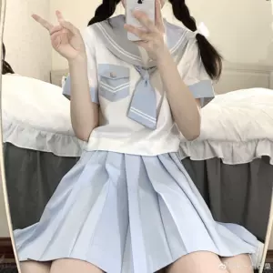 水色水手服 新人首单立减十元 22年11月 淘宝海外