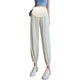 Large size pregnant women's pants ice tow legs pants summer thin 300 casual loose outer wear nine-point pants trendy mother 200 Jin [Jin equals 0.5 kg]