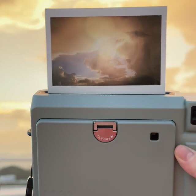 Fujifilm Polaroid wide400 wide format large camera photo paper one-time imaging gift overseas version
