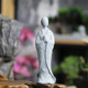 Simulation landscape monk statue, small ornament flower gardening bonsai fake mountain micro -landscape landscape landscape Buddha figure small furnishings
