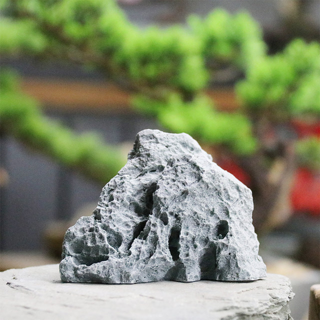 Simulated rockery strange stone ornaments Chinese-style gardening bonsai flowers, dry landscape and micro landscape landscape landscape stone decoration decoration