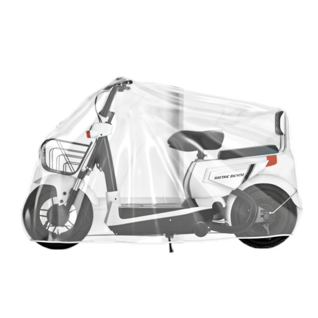 Electric vehicle rain cover universal sun protection transparent thickened motorcycle clothing dustproof windproof electric car rain cover
