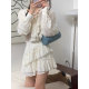 Design niche A-line skirt for women in summer new style 2024 high waist pleated lace tulle skirt cake skirt