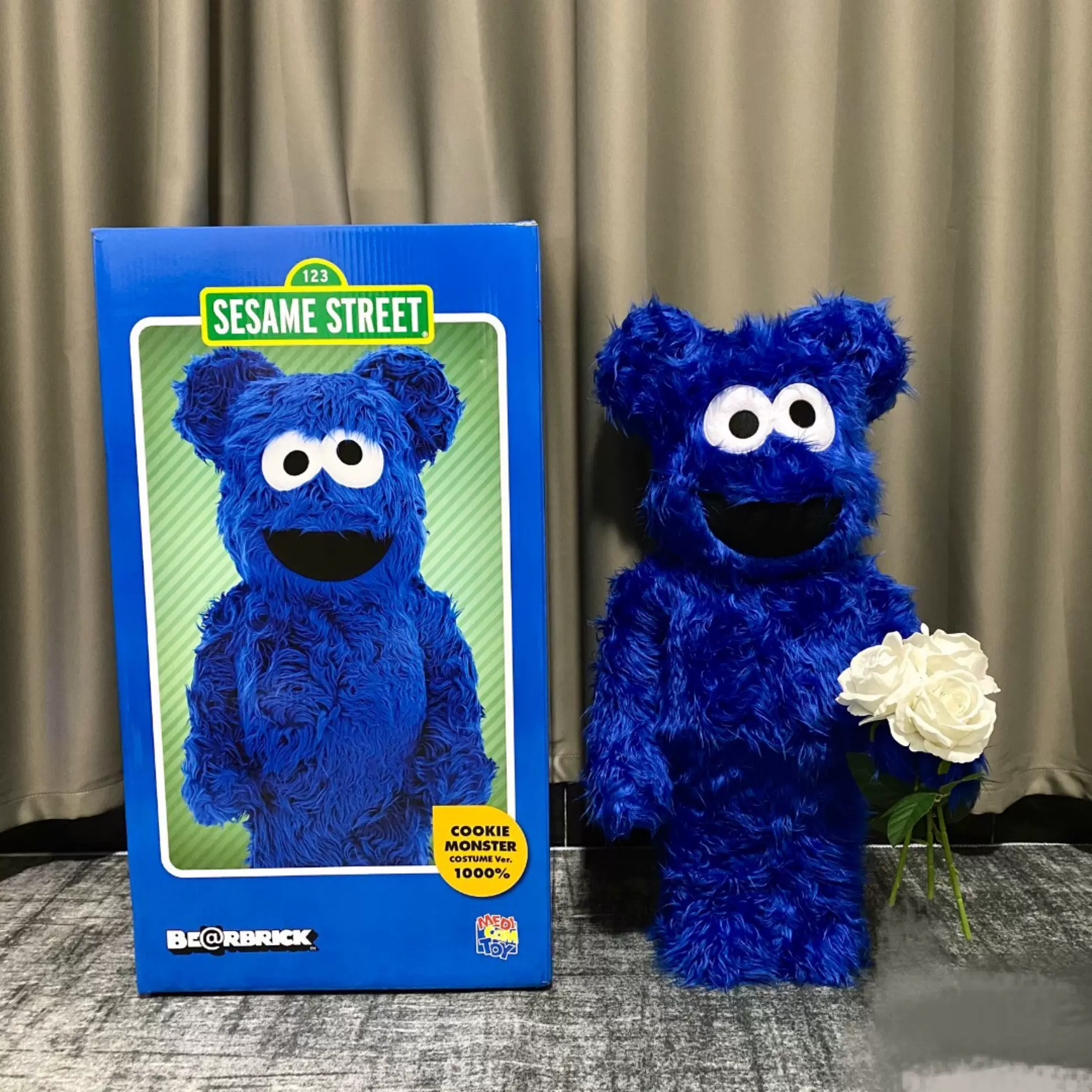 BE@RBRICK COOKIE MONSTER Costume Ver. 400% SESAME STREET クッキーモンスター セサミストリート  メディコムトイ ベアブリック - 人形、キャラクタードール