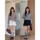 
Girly high waist lace-up flower bud skirt for women 2025 spring and summer new Korean age-reducing A-line puffy skirt short skirt