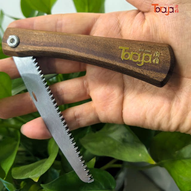 Tao Ya hand-made mini small hand saw pocket walnut folding bonsai handmade gardening saw portable 551