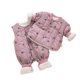 
Baby clothes, toddler outing clothes, ultra-modern thickened quilted winter clothes, split cotton clothes, warm baby split suit