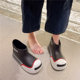 AKM rain boots for women in spring and autumn can be detached and washed in rainy days. Adult rain boots are worn on the outside, with a short tube, thick sole, waterproof and anti-slip