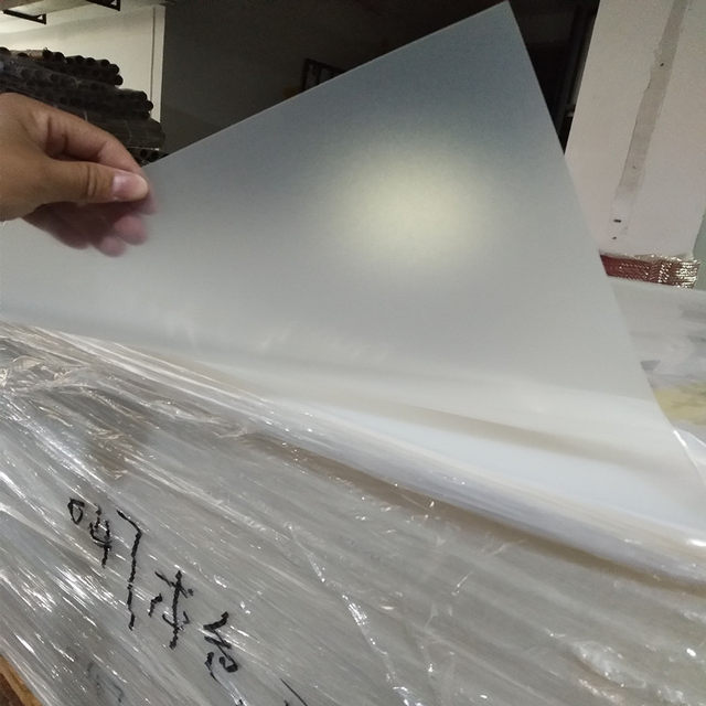 Transparent PVC sheet color pvc film PP matte translucent plastic sheet hard sheet light-transmitting board