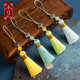 Tassels 5 cm short metal hat Xiangyun spike DIY handmade jewelry clothing bookmark decoration accessories hanging spike